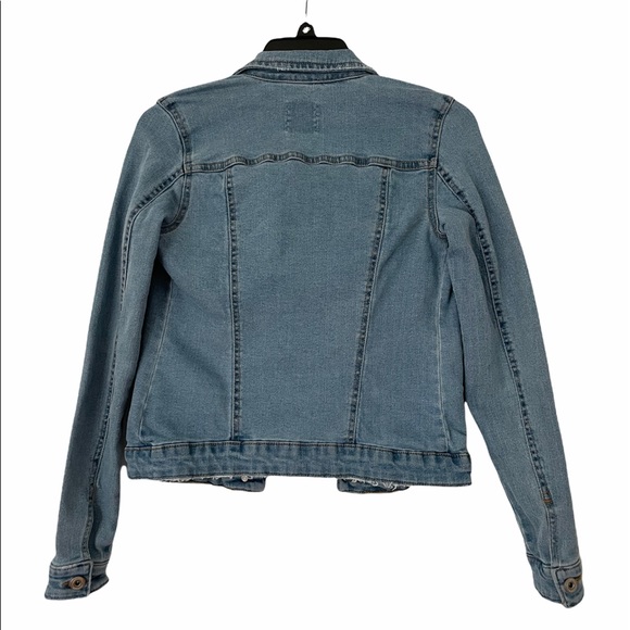 Jean denim jacket with 4 pockets - Picture 2 of 11